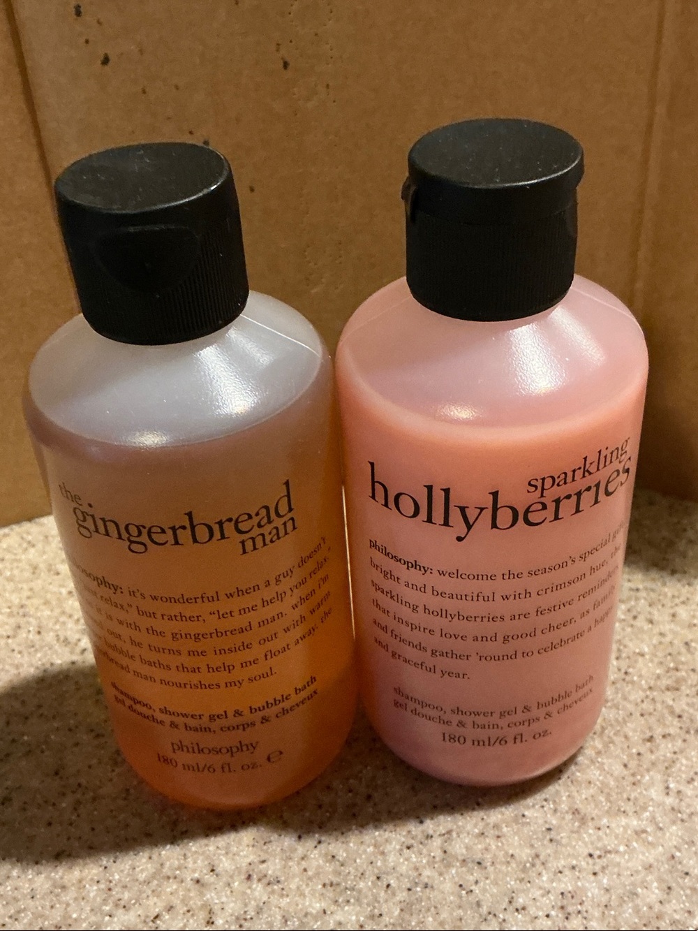 Philosophy Gingerbread Man & Sparkling Hollyberries Shampoo, Gel, Bubble Bath
